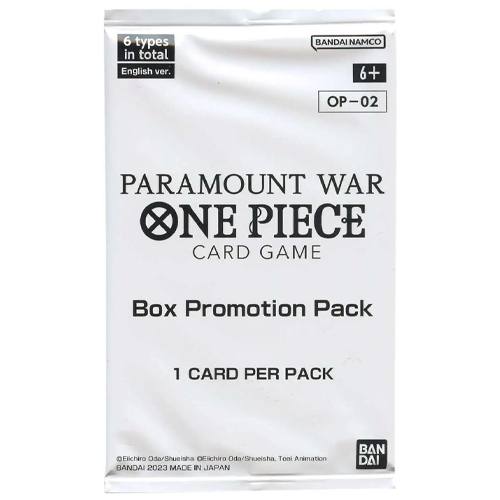 One Piece OP-02 Paramount War Box Promotion Pack English (1 Card)