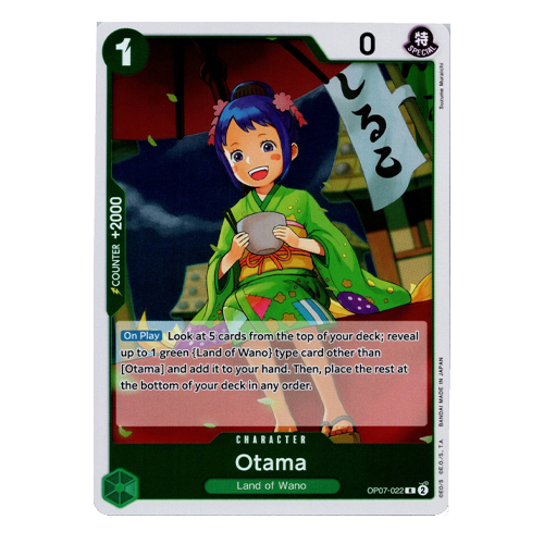 One Piece TCG OP07-022 Otama Rare – OP07 500 Years in the Future (English)