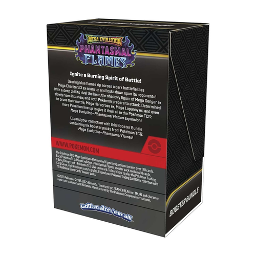 Pokemon Mega Evolution Phantasmal Flames Booster Bundle