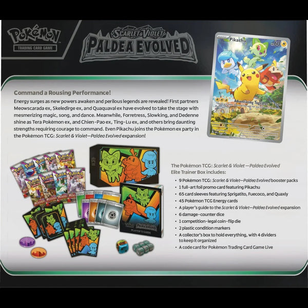 Pokemon TCG: Scarlet & Violet - Paldea Evolved Elite Trainer Box