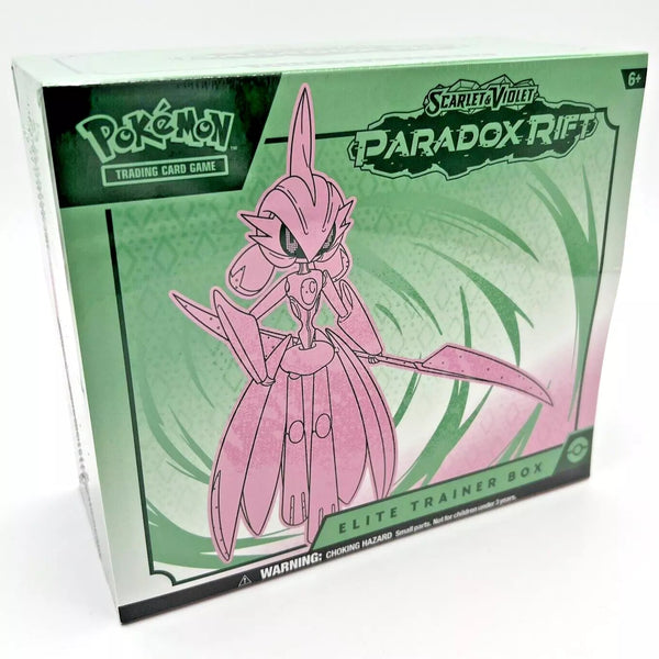 Pokemon - Scarlet & Violet 4 Paradox Rift Iron Valiant Elite Trainer Box (Green)