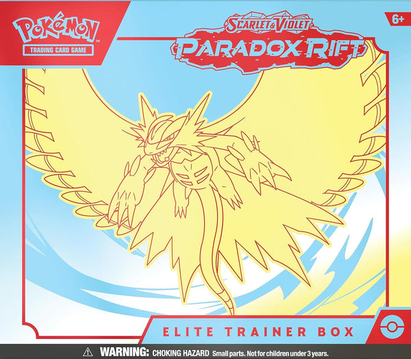 Pokemon - Scarlet & Violet 4 Paradox Rift Roaring Moon Elite Trainer Box (Blue)