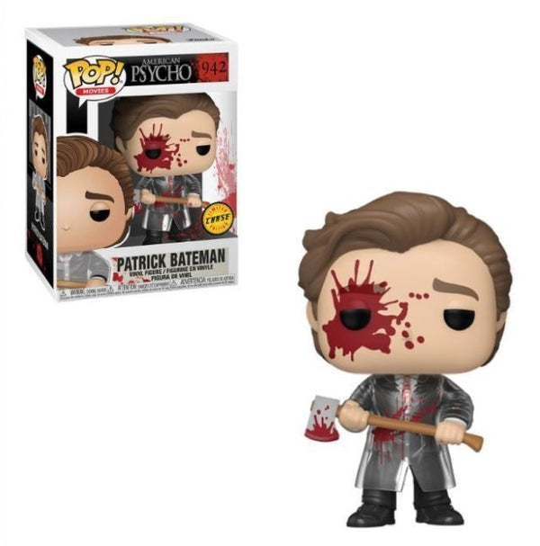 Funko pop Movies :American Psycho -Patrick Bateman( bloody)with axe(CHASE) limited edition