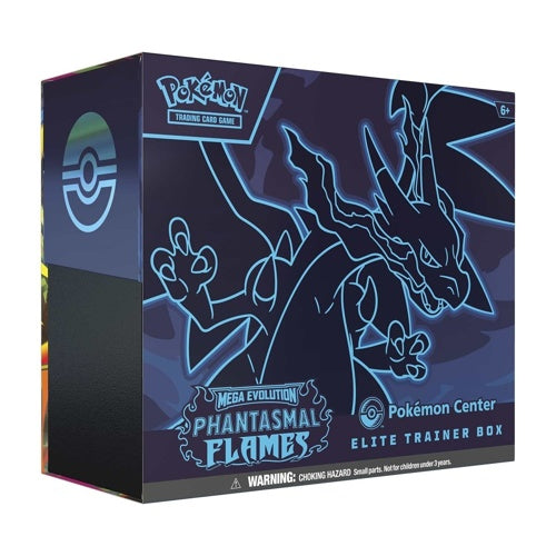 Pokemon Center Mega Evolution Phantasmal Flames Elite Trainer Box (With Free ETB Protector)