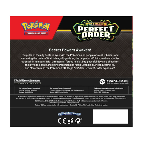 Pokemon Mega Evolution-Perfect Order Booster Display Box (36 Packs)