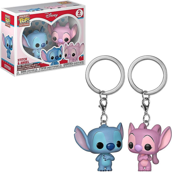 Funko Pocket Pop Keychain: Lilo & Stitch & Angel 2 Pack