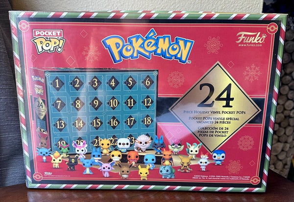 Funko Pop! Holiday Christmas countdown Advent Calendar - Pokemon, (24 Pocket pops)