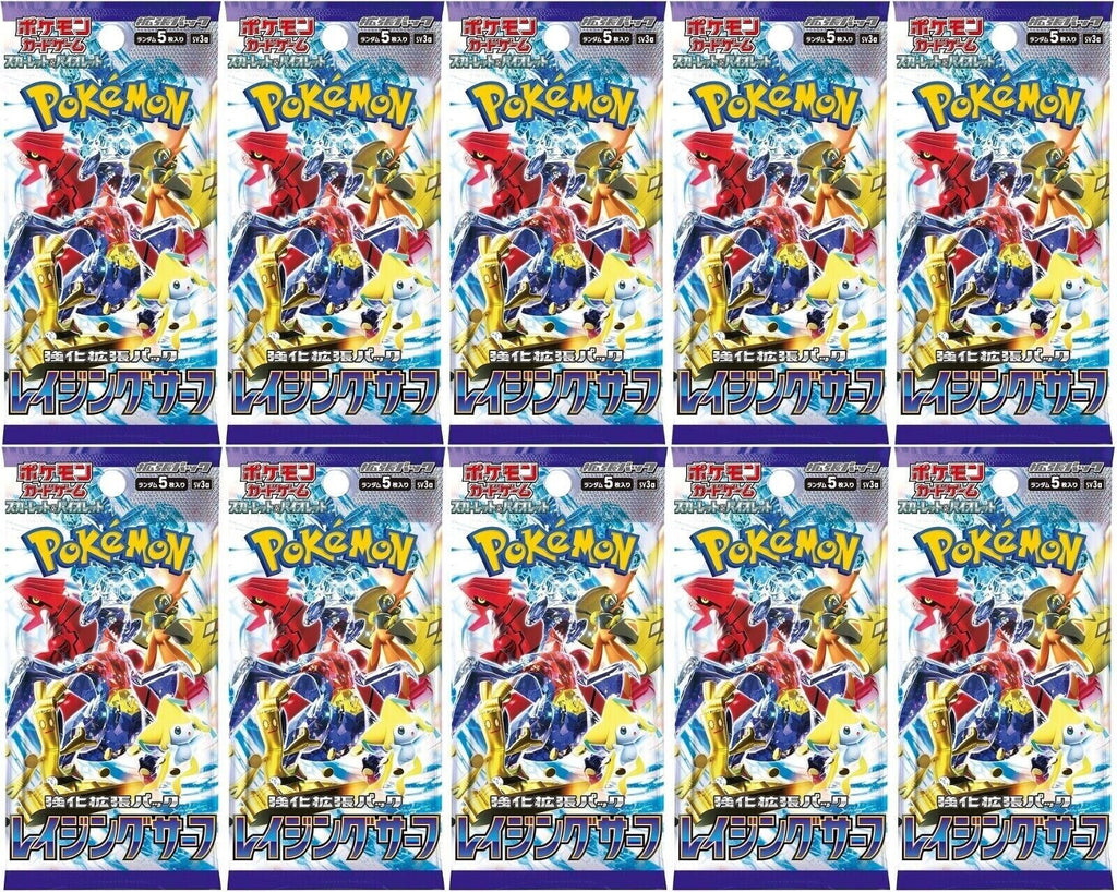 Pokemon Scarlet & Violet TCG Raging Surf sv3a Japanese Booster pack  FUN&KO