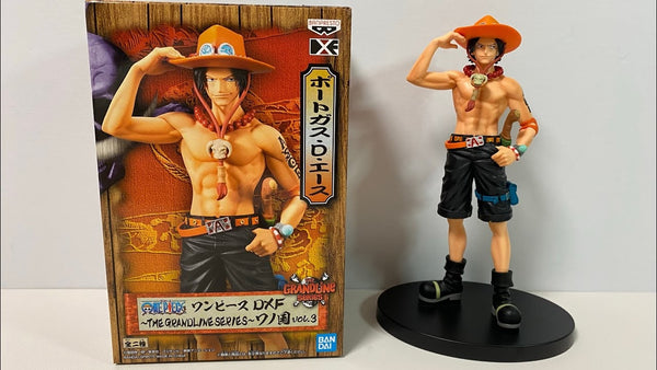 Banpresto One Piece - Portgas D. Ace DXF Grandline Series Wano Country 6” PVC Statue