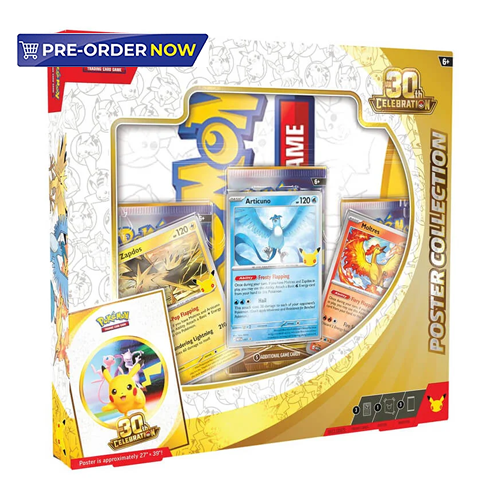 Pre-Order Pokemon 30th Celebration Poster Collection