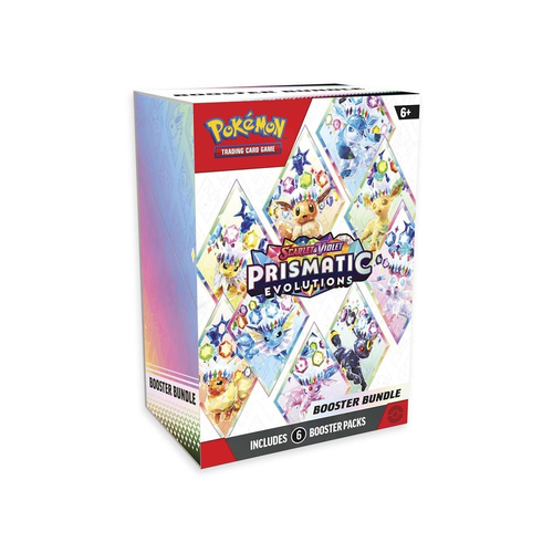Pokemon Scarlet & Violet - Prismatic Evolutions Booster Bundle (6 Packs)
