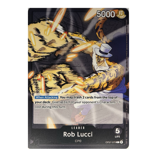 One Piece TCG OP07-079 Rob Lucci -Leader (English)