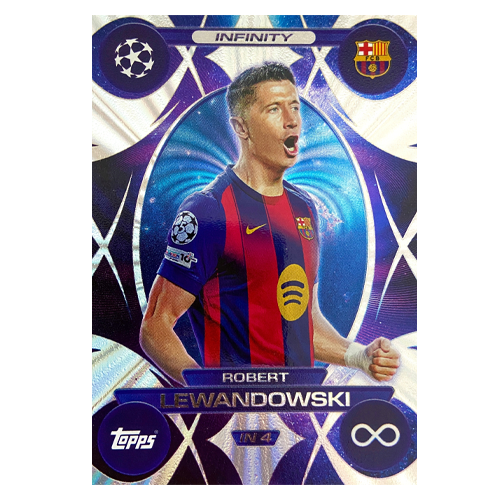 Infinity Robert Lewandowski Topps Match Attax 2025/2026 Barcelona 25/26 # IN 4