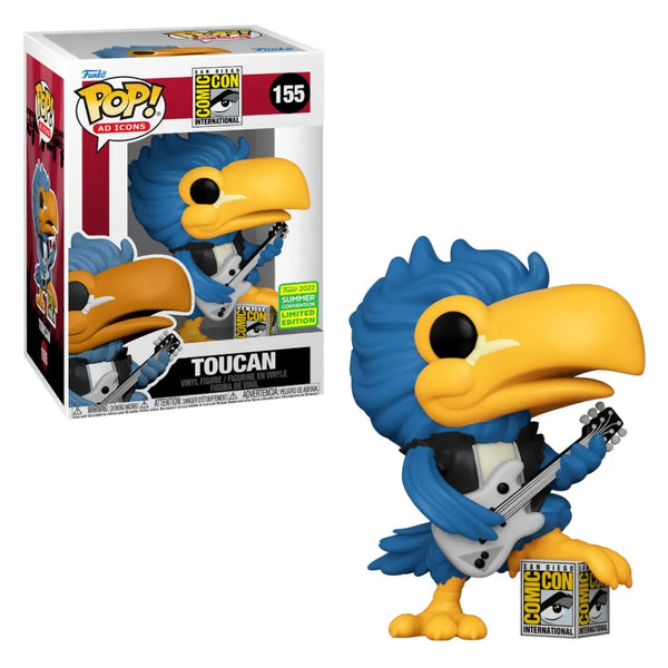 funko pop Ad Icons Rocker Toucan #155 (2022 Summer Convention Exclusive)