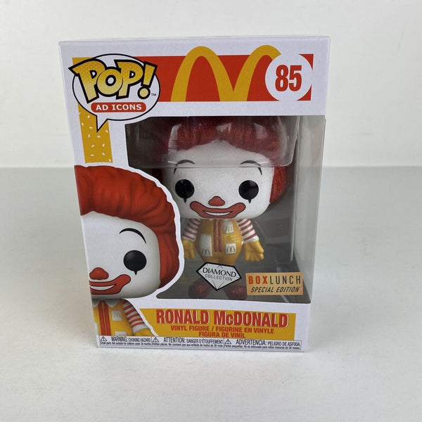 Funko Pop Ad icons Ronald McDonald (Diamond collection) Boxlunch excluive