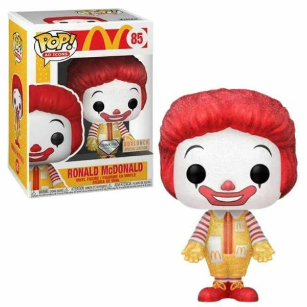 Funko Pop Ad icons Ronald McDonald (Diamond collection) Boxlunch excluive