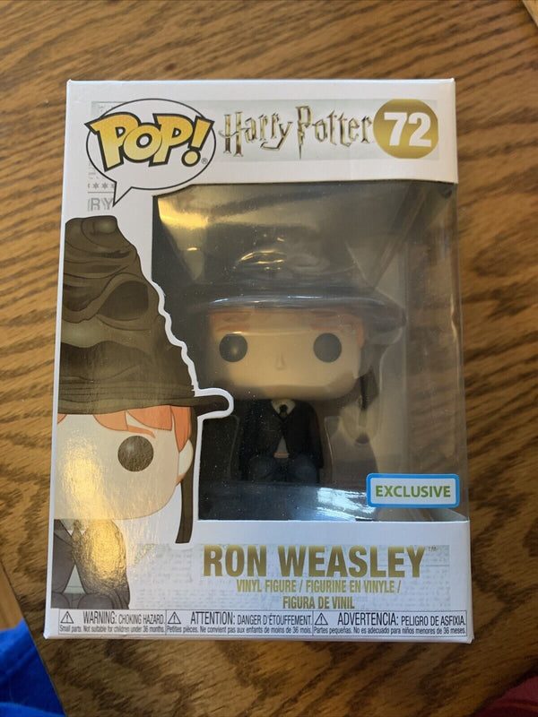 فانكو بوب موفيز هاري بوتر رون مع قبعة الفرز