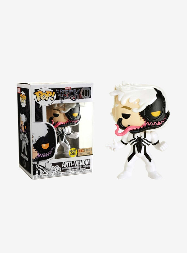 Funko Pop Marvel  Anti Venom Boxlunch Exclusive(Glows In The Dark) 1st Edition