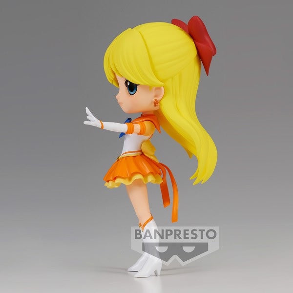 Banpresto Sailor Moon Eternal Super Sailor venus ( Ver. A) QPosket 6 inch Pvc Figure