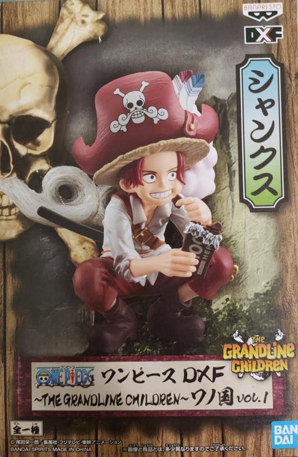 Banpresto One Piece - Shanks (Special Ver. ) DXF Grandline Children Wano Country 4” PVC Statue