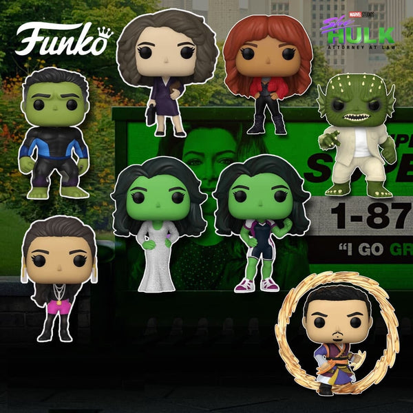 Funko Pop Marvel She-Hulk: Attorney at Law (2022) collection