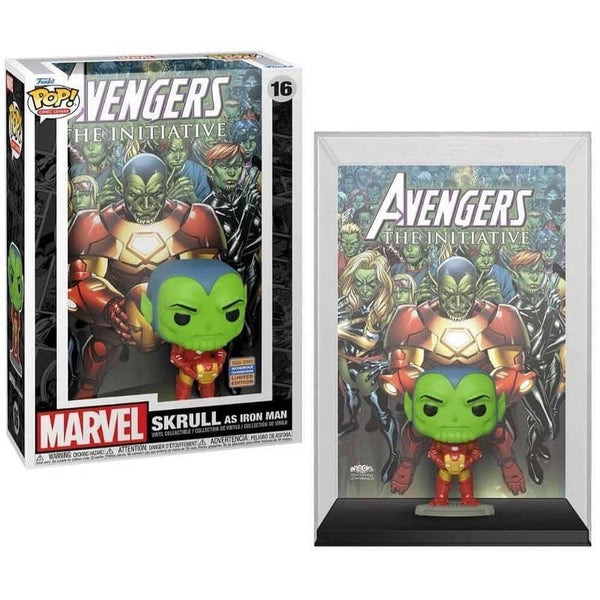 Funko Marvel Avengers: The Initiative - Skrull As Iron Man Issue #15 Pop! Comic Covers (wondrous convention 2023)limited edition