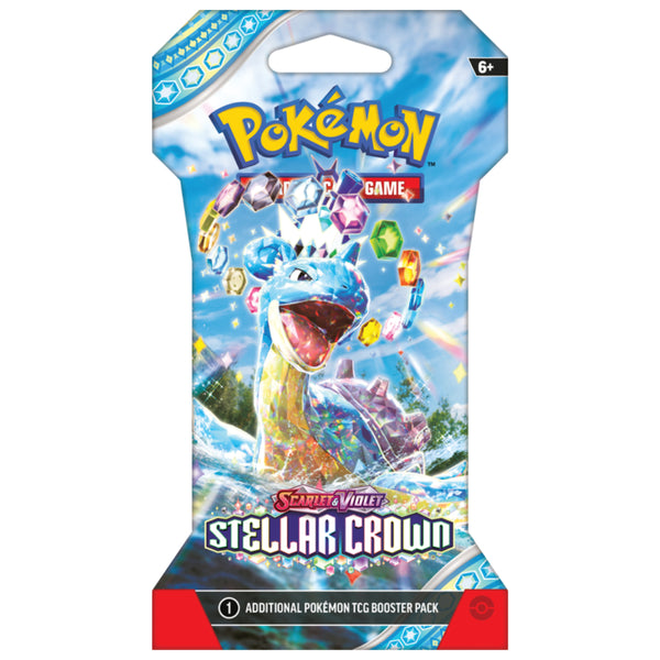 Pokemon TCG: Scarlet & Violet-Stellar Crown Sleeved Booster Pack (10 Cards)