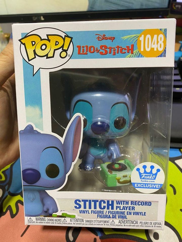 Funko Pop ! Disney Stitch with Record Player (funko exclusive)
