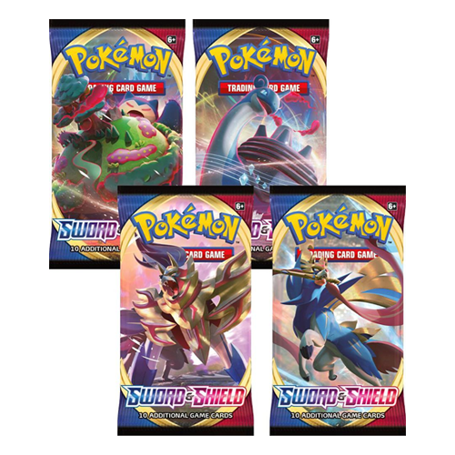 Pokemon Sword & Shield Base Set booster pack (10 Cards)(English)