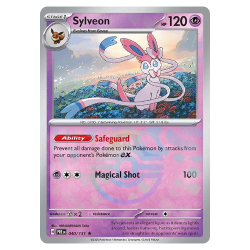 Pokemon Scarlet & Violet Prismatic Evolutions Sylveon 