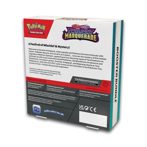 Pokemon TCG: Scarlet & Violet-Twilight Masquerade Booster Bundle (6 Packs)