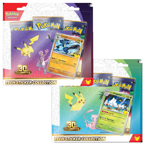 Pokemon 30th Celebration Tech Sticker Collection (1 Piece)