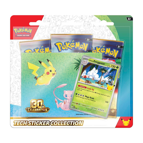 Pre-Order Pokemon 30th Celebration Tech Sticker Collection (1 Piece)