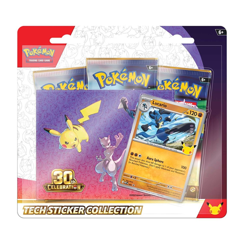 Pre-Order Pokemon 30th Celebration Tech Sticker Collection (1 Piece)