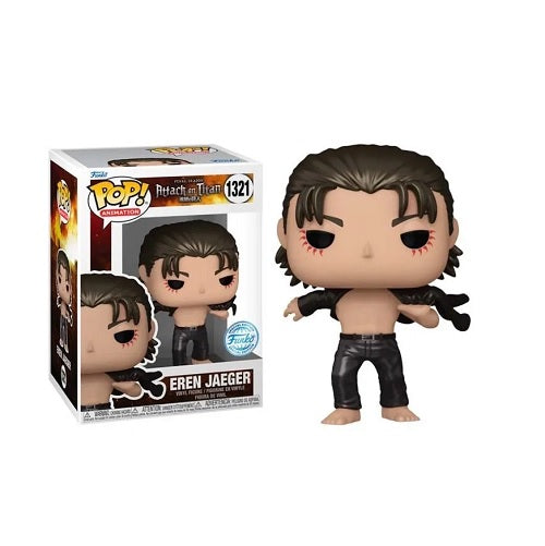 Funko Pop Animation : Attack On Titan - Eren Jaeger (Open Shirt | Metallic)