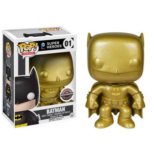 Funko DC Super Heroes Gold Batman EB G Exclusive #01