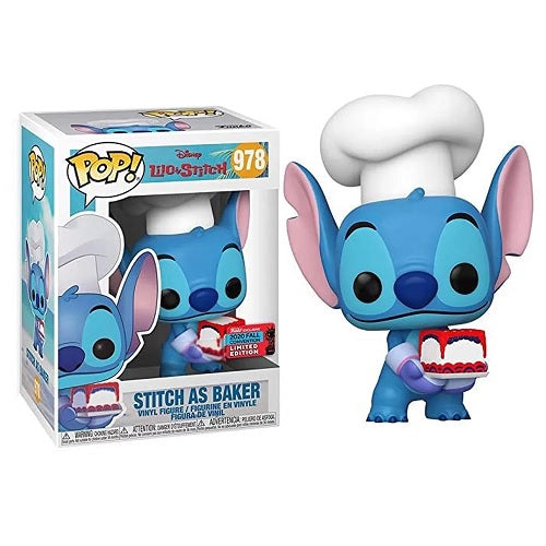 Funko Pop! Disney Lilo & Stitch #978 – Stitch as Baker (funko 2020 fall convention limited edition Exclusive)