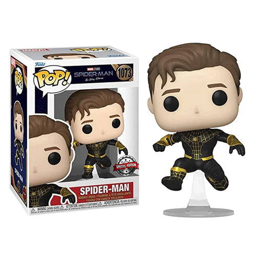 Funko pop Marvel Spider-Man :No Way Home : Spider-Man Unmasked (Black Suit)