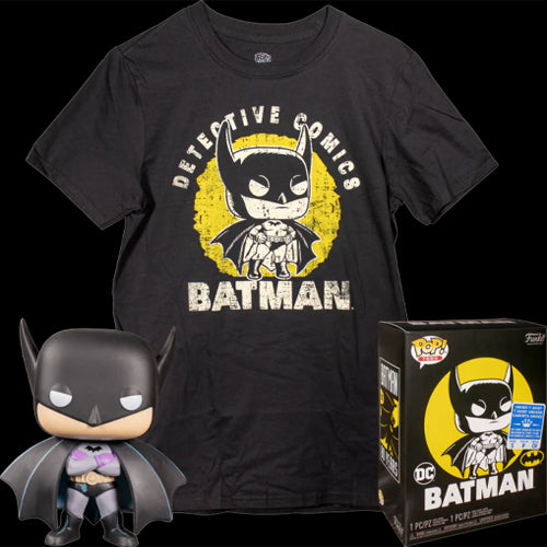 Funko Pop Batman First Appearance Batman Figure & T-Shirt Box Set