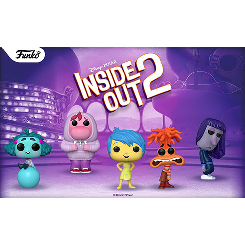 Funko Pop Disney Pixar's Inside Out 2 Joy, Anxiety, Envy, Embarrassment, Ennui