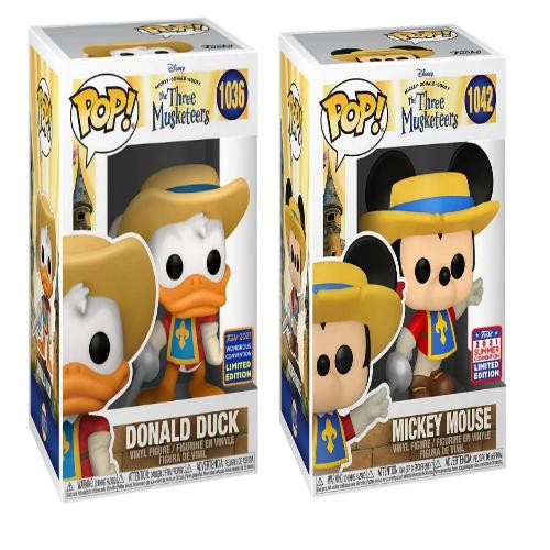 Funko Pop Disney The Three Musketeers  (2021 Wondrous Convention) limited