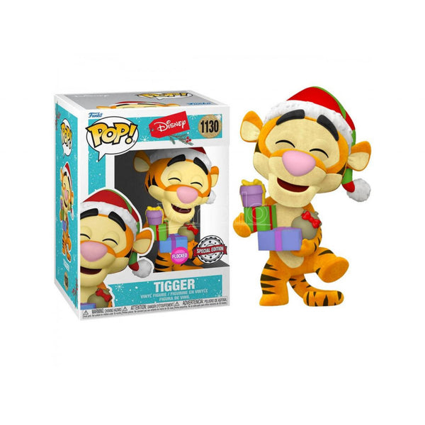 Funko Pop! Disney: Holiday 2021 - Tigger (Flocked), Amazon Exclusive(minor box damage)