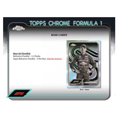 2024 Topps Chrome F1 Formula 1 Racing Sealed Blaster Box