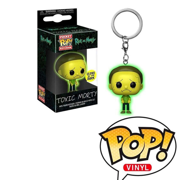 Funko pocket pop keychain Rick and Morty - Toxic Morty (glows in the dark)