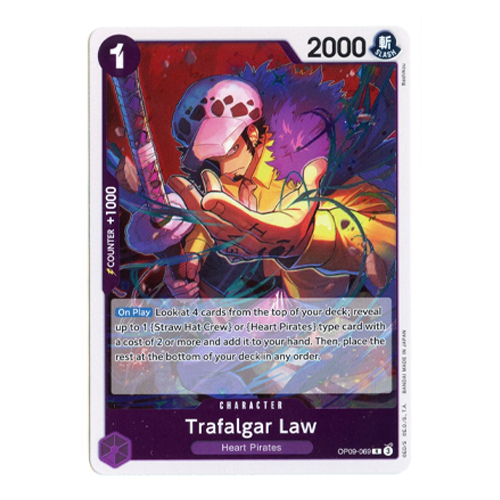 One Piece TCG OP09-069 Trafalgar Law Rare (R)