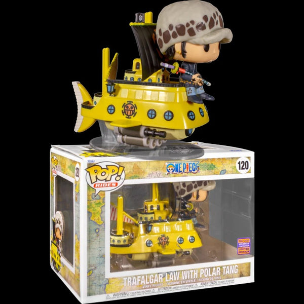 Funko Pop! Rides Super Deluxe  Animation - One Piece  Trafalgar Law with Polar Tang #120 (2023 wondrous convention)(limited edition)