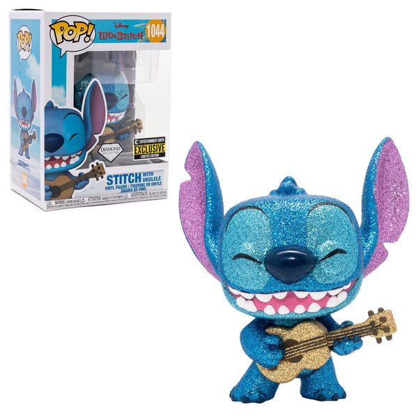 Funko Pop Disney's Lilo & Stitch- Stitch with Ukulele (Diamond Glitter)