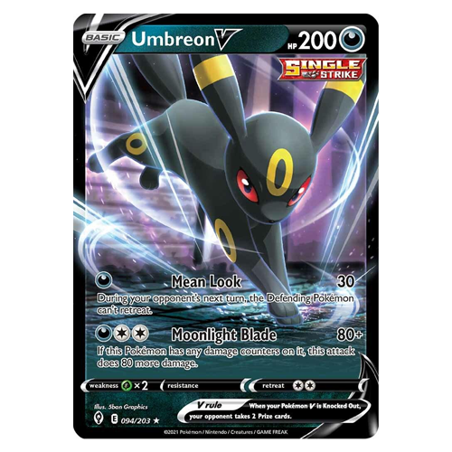 Pokemon Evolving Skies Umbreon V 94/203 Ultra Rare (Mint)