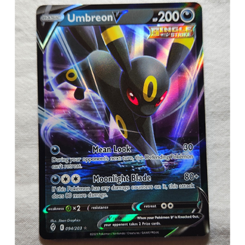 Pokemon Evolving Skies Umbreon V 94/203 Ultra Rare (Mint)