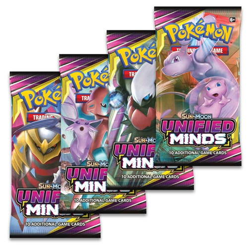 2019 Pokemon Sun & Moon Unified Minds Booster Pack(10 Cards)(Unweighed)